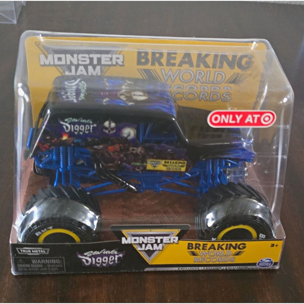 Spin Master Son-uva Digger 1:24 Diecast Monster Truck Breaking World Records